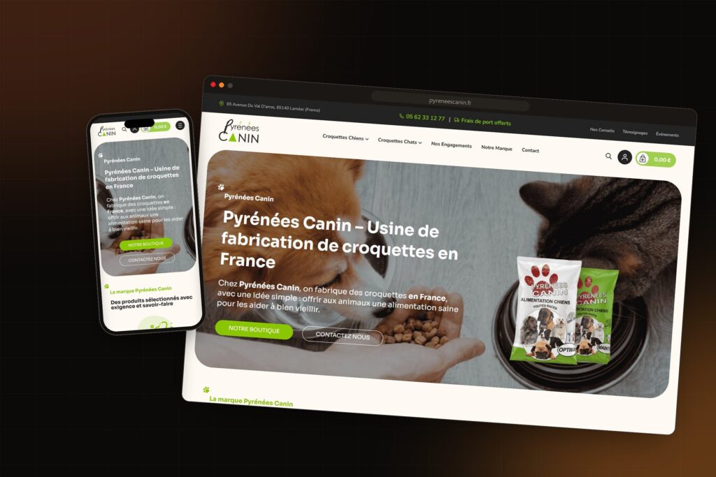Pyrénées Canin — maquette