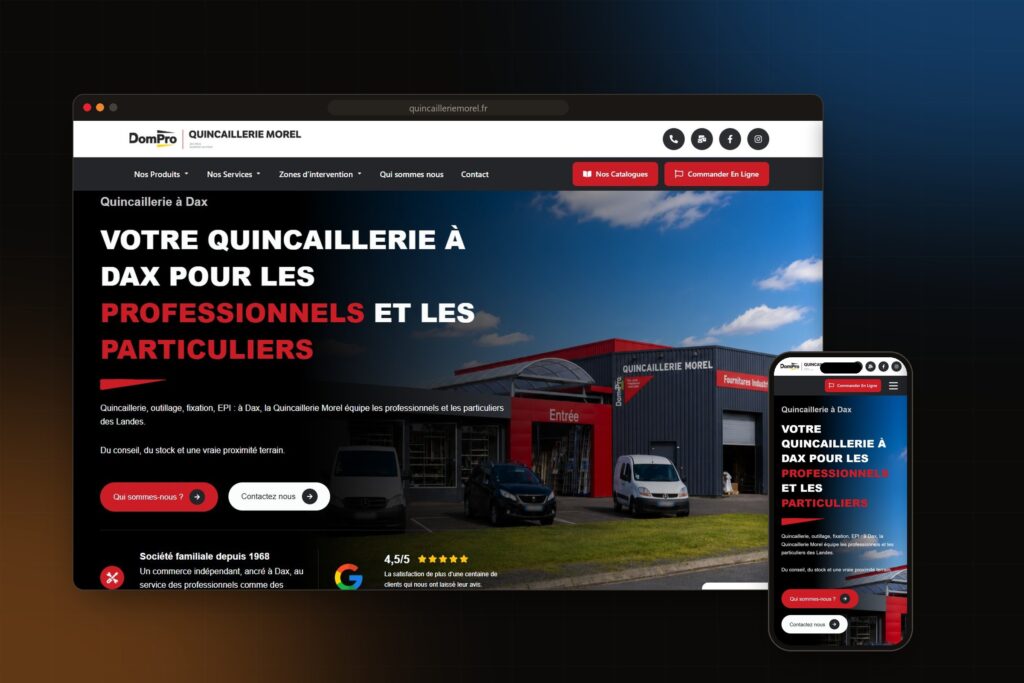 Quincaillerie Morel — maquette